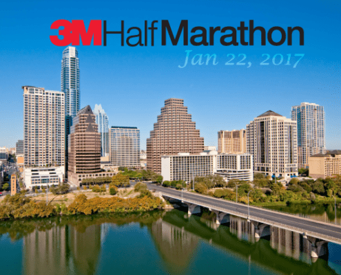 3M Half Marathon 2017 and city view