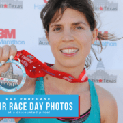 2017 3M Half Marathon finisher with medal