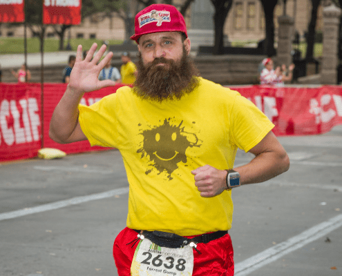 Runner dressed as Forrest Gump to run 3M Half Marathon