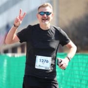 Scott Firth, 2020 3M Half Ambassador, runs the 2019 Ascension Seton Austin Marathon.