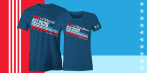 Image of the men's and women's Under Armour 2020 3M Half Marathon participant shirts. This blog has everything you need to get ready for the 2020 3M Half Marathon!