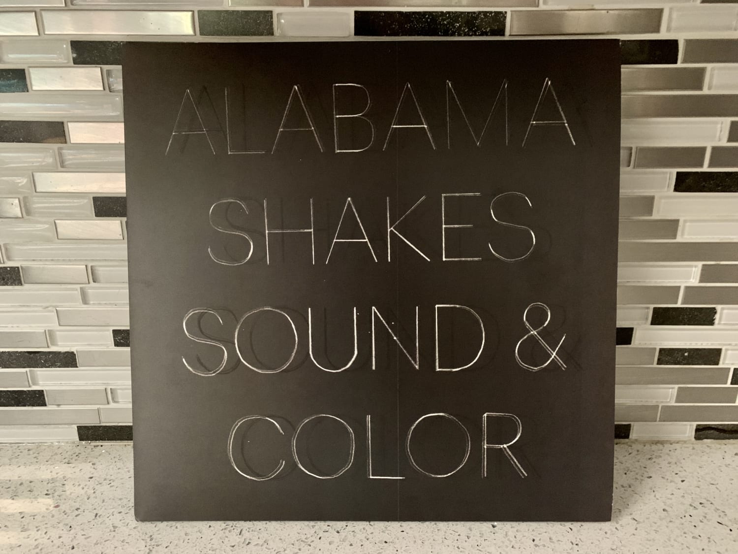 Image of Alabama Shakes' album Sound & Color on clear vinyl. This is one of three albums William Dyson would listen to forever.