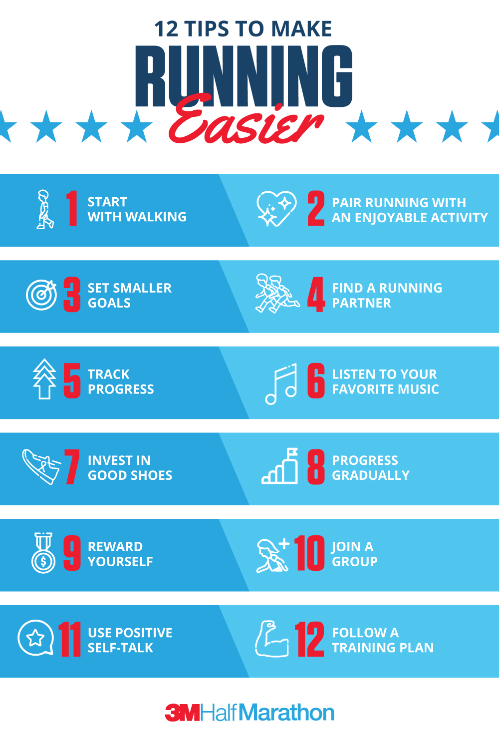 Make Running Easier When You Follow these 12 Tips